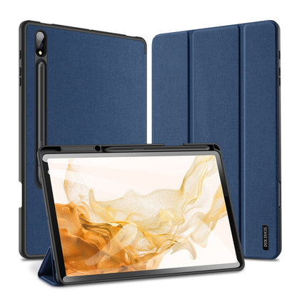 DUX DUCIS Domo Series Horizontal Flip Magnetic PU Leather Case with Three-folding Holder & Wake-up / Sleep Function