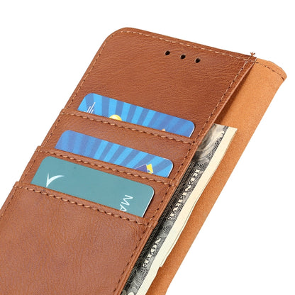 KHAZNEH Cowhide Texture Horizontal Flip Leather Case with Holder & Card Slots & Wallet