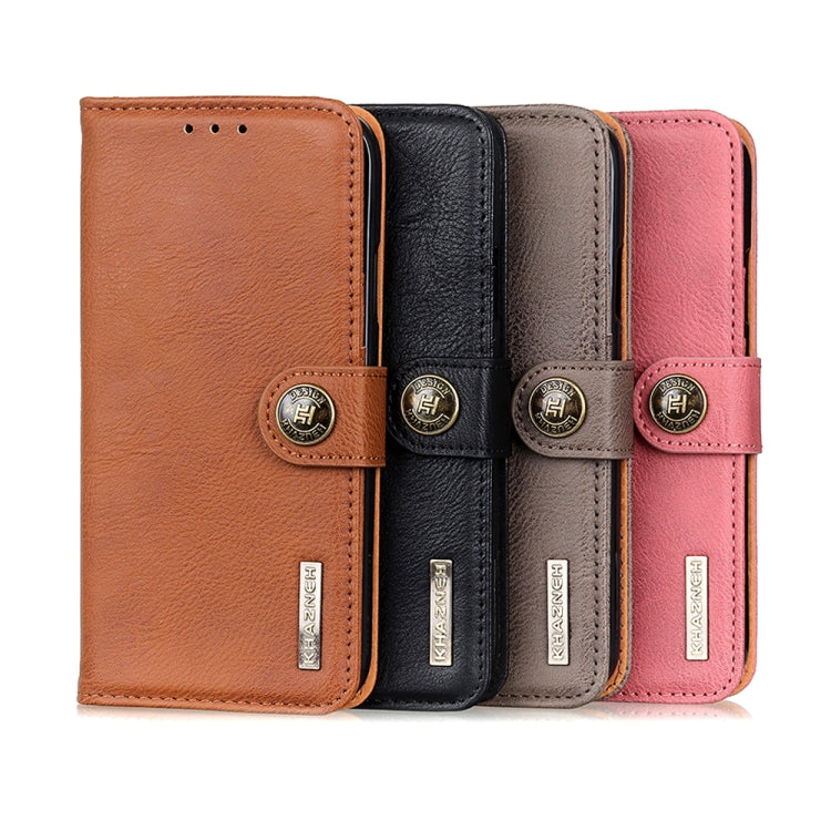 KHAZNEH Cowhide Texture Horizontal Flip Leather Case with Holder & Card Slots & Wallet, For OnePlus Nord CE 5G