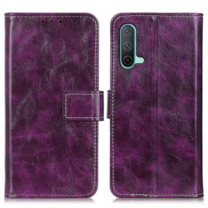 Retro Crazy Horse Texture Horizontal Flip Leather Case with Holder & Card Slots & Photo Frame & Wallet