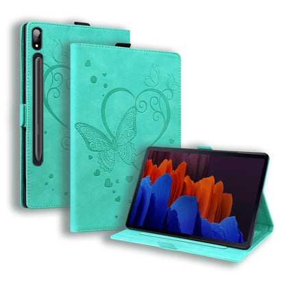 Love Butterfly Pattern Horizontal Flip Leather Case with Holder, For Samsung Galaxy Tab A7 Lite T220 T225, For Samsung Galaxy Tab S8 / Galaxy Tab S7 T870 SM-T875 SM-T876B, For Samsung Tab S7+ T970 T976B��������������������������������������������������...