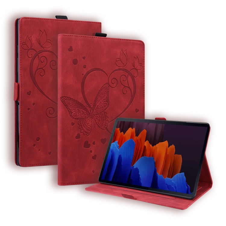 Love Butterfly Pattern Horizontal Flip Leather Case with Holder, For Samsung Galaxy Tab A7 Lite T220 T225, For Samsung Galaxy Tab S8 / Galaxy Tab S7 T870 SM-T875 SM-T876B, For Samsung Tab S7+ T970 T976B��������������������������������������������������...