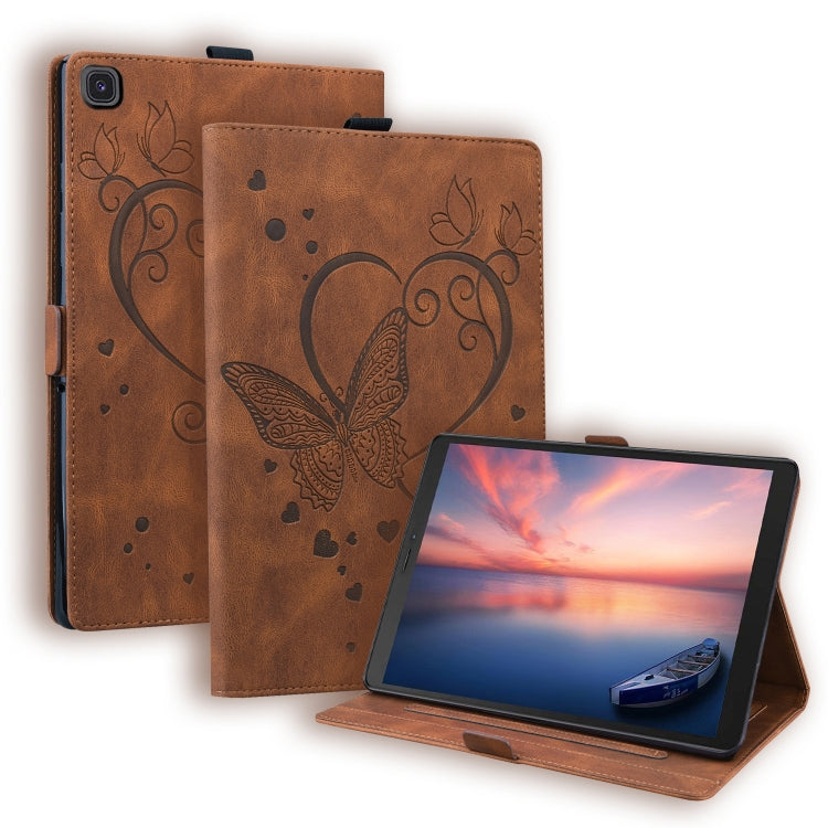 Love Butterfly Pattern Horizontal Flip Leather Case with Holder, For Samsung Galaxy Tab A 8.0 (2019) SM-T290 SM-T295