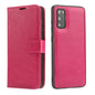Crazy Horse Texture Detachable Magnetic Back Cover Horizontal Flip Leather Case with Holder & Card Slots & Photo Frame & Wallet, For Samsung Galaxy S20, For Samsung Galaxy S20 Ultra, For Samsung Galaxy S20+, For Samsung Galaxy S21 5G�������������������...