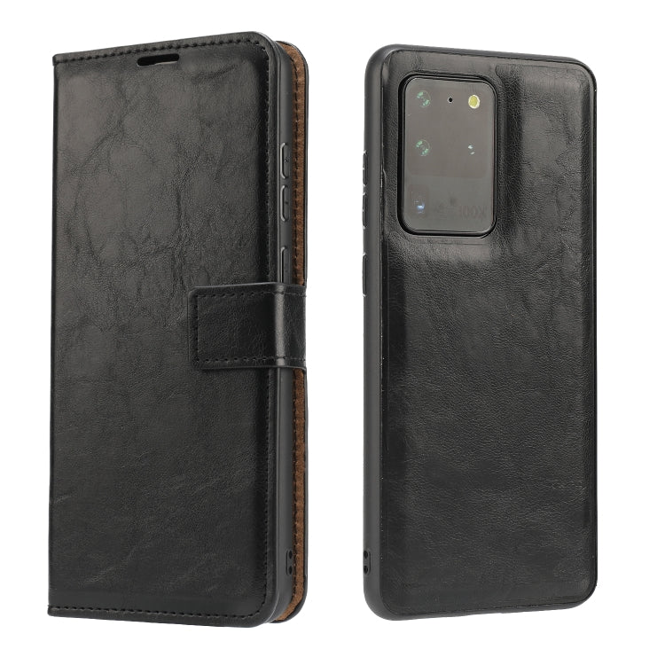 Crazy Horse Texture Detachable Magnetic Back Cover Horizontal Flip Leather Case with Holder & Card Slots & Photo Frame & Wallet, For Samsung Galaxy S20, For Samsung Galaxy S20 Ultra, For Samsung Galaxy S20+, For Samsung Galaxy S21 5G�������������������...