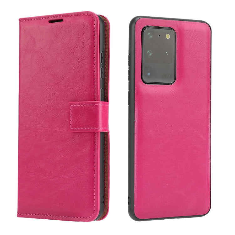 Crazy Horse Texture Detachable Magnetic Back Cover Horizontal Flip Leather Case with Holder & Card Slots & Photo Frame & Wallet, For Samsung Galaxy S20, For Samsung Galaxy S20 Ultra, For Samsung Galaxy S20+, For Samsung Galaxy S21 5G�������������������...