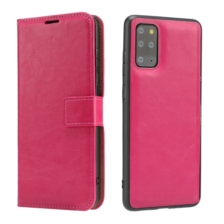 Crazy Horse Texture Detachable Magnetic Back Cover Horizontal Flip Leather Case with Holder & Card Slots & Photo Frame & Wallet, For Samsung Galaxy S20, For Samsung Galaxy S20 Ultra, For Samsung Galaxy S20+, For Samsung Galaxy S21 5G�������������������...