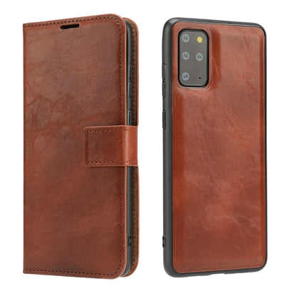 Crazy Horse Texture Detachable Magnetic Back Cover Horizontal Flip Leather Case with Holder & Card Slots & Photo Frame & Wallet, For Samsung Galaxy S20, For Samsung Galaxy S20 Ultra, For Samsung Galaxy S20+, For Samsung Galaxy S21 5G�������������������...