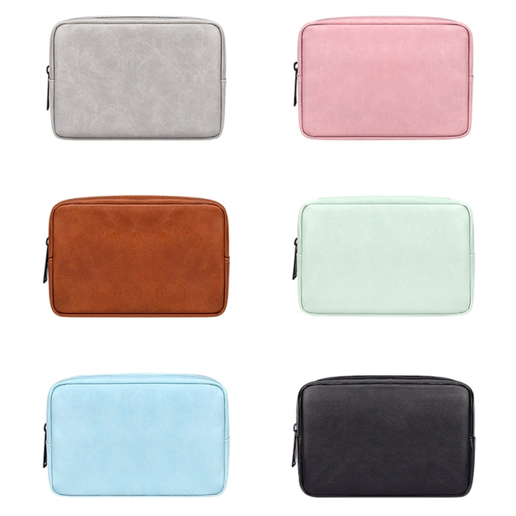 DY03 Portable Digital Accessory Leather Bag