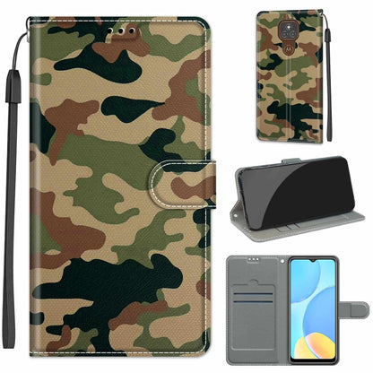 Voltage Coloured Drawing Magnetic Clasp Horizontal Flip PU Leather Case with Holder & Card Slots, Series 1