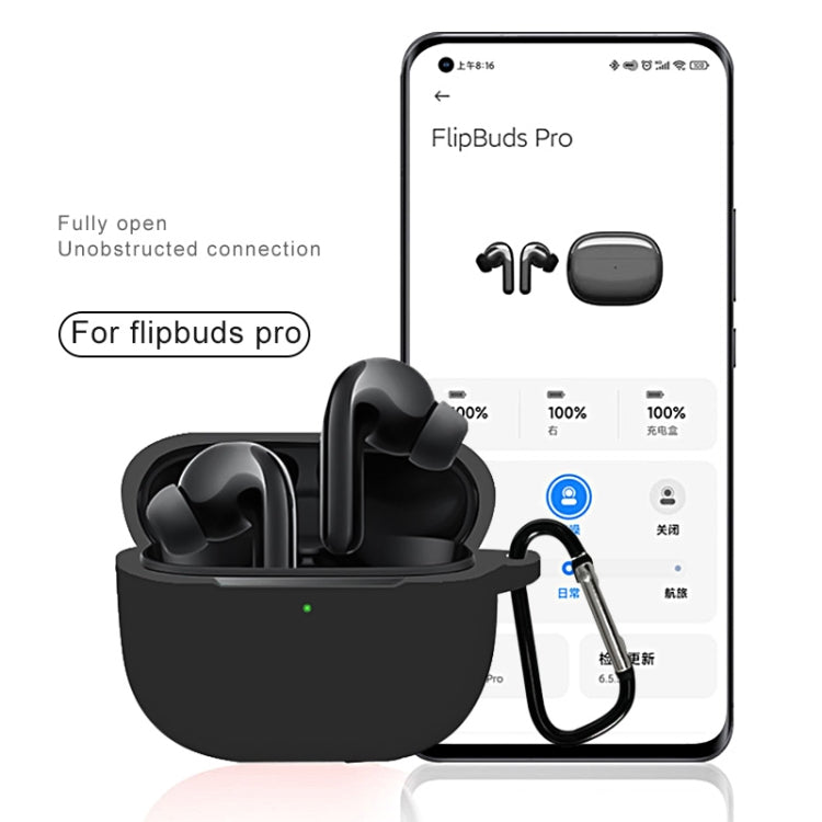 For Xiaomi FlipBuds Pro Full Coverage Liquid Silicone Protective Case