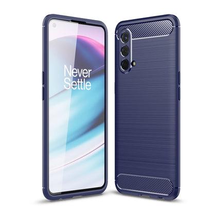 Brushed Texture Carbon Fiber TPU Case, For OnePlus Nord CE 5G