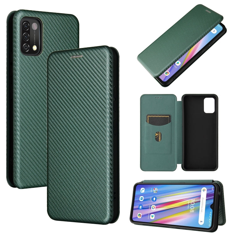 Carbon Fiber Texture Magnetic Horizontal Flip TPU + PC + PU Leather Case with Card Slot