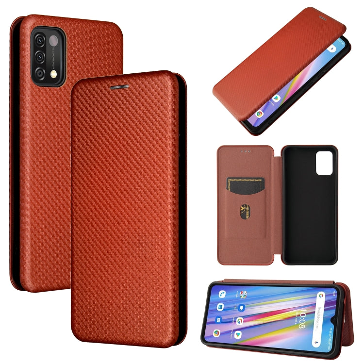 Carbon Fiber Texture Magnetic Horizontal Flip TPU + PC + PU Leather Case with Card Slot