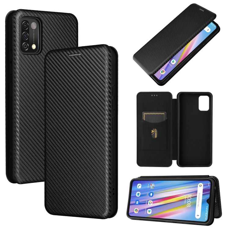 Carbon Fiber Texture Magnetic Horizontal Flip TPU + PC + PU Leather Case with Card Slot