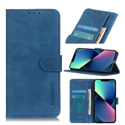 KHAZNEH Retro Texture PU + TPU Horizontal Flip Leather Case with Holder & Card Slots & Wallet