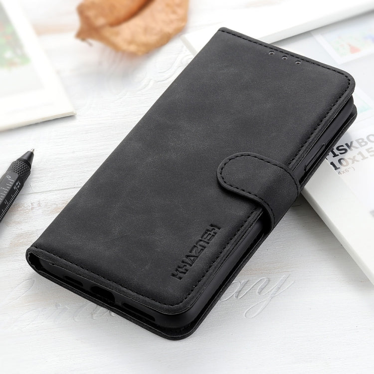 KHAZNEH Retro Texture PU + TPU Horizontal Flip Leather Case with Holder & Card Slots & Wallet