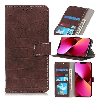 Crocodile Texture Horizontal Flip Leather Case with Holder & Card Slots & Wallet