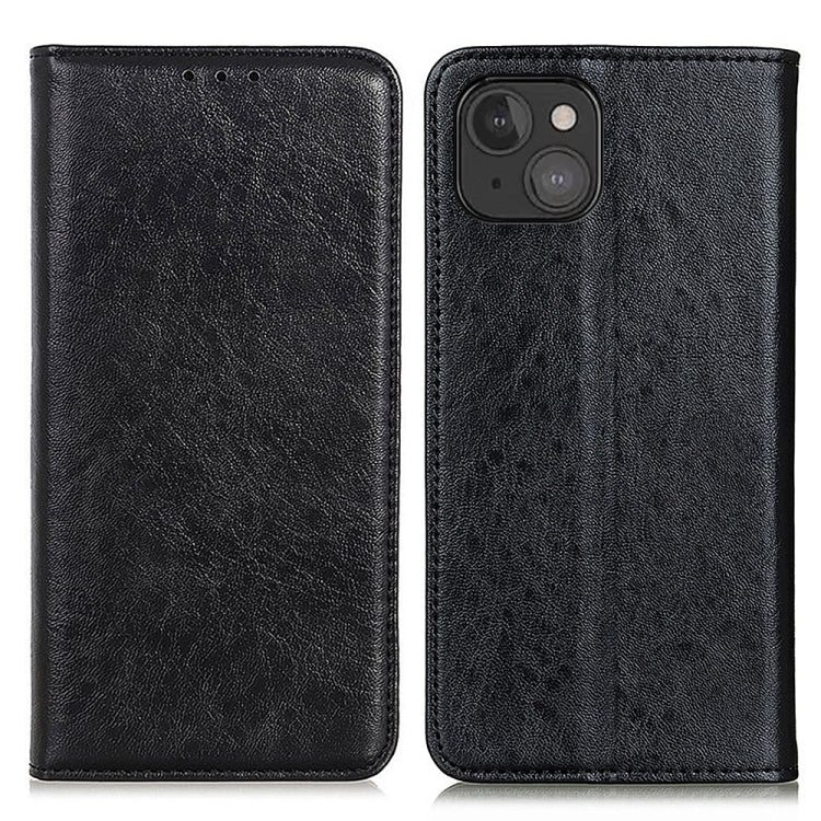 Magnetic Crazy Horse Texture Horizontal Flip Leather Case with Holder & Card Slots & Wallet