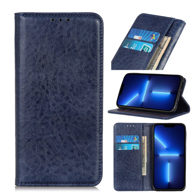 Magnetic Crazy Horse Texture Horizontal Flip Leather Case with Holder & Card Slots & Wallet