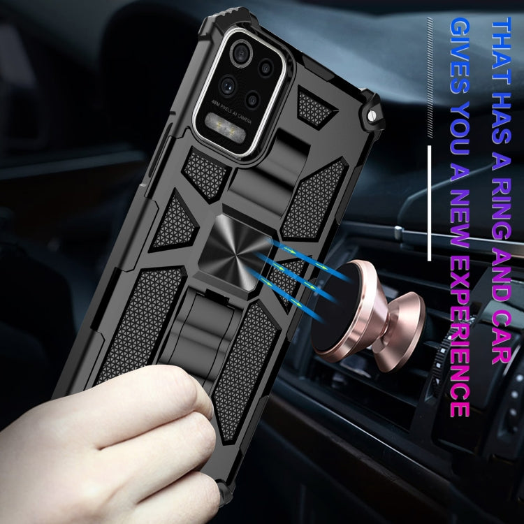 Shockproof TPU + PC Magnetic Protective Case with Holder