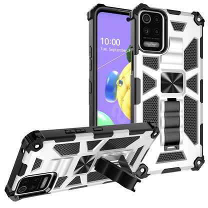 Shockproof TPU + PC Magnetic Protective Case with Holder