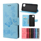 Vintage Embossed Floral Butterfly Pattern Horizontal Flip Leather Case with Card Slot & Holder & Wallet & Lanyard, For Samsung Galaxy A22 5G, For Sony Xperia 10 III, For Xiaomi Mi 11