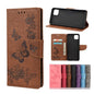 Vintage Embossed Floral Butterfly Pattern Horizontal Flip Leather Case with Card Slot & Holder & Wallet & Lanyard, For Samsung Galaxy A22 5G, For Sony Xperia 10 III, For Xiaomi Mi 11