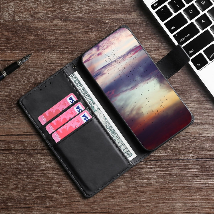 Skin Feel Crocodile Texture Magnetic Clasp Horizontal Flip PU Leather Case with Holder & Card Slots & Wallet