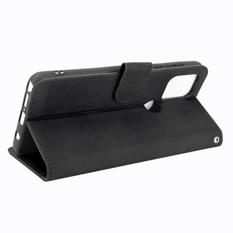 Solid Color Skin Feel Magnetic Buckle Horizontal Flip Calf Texture PU Leather Case with Holder & Card Slots & Wallet, For Motorola Moto G Stylus 5G, For Nokia C1 Plus