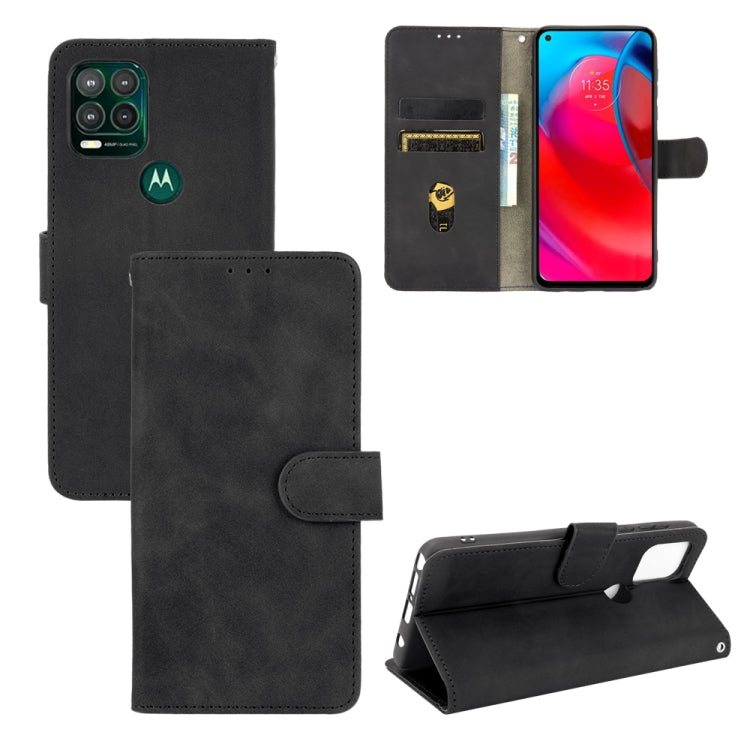 Solid Color Skin Feel Magnetic Buckle Horizontal Flip Calf Texture PU Leather Case with Holder & Card Slots & Wallet, For Motorola Moto G Stylus 5G, For Nokia C1 Plus