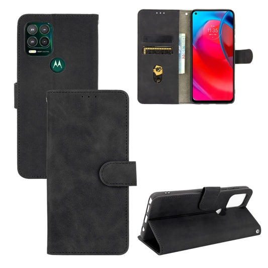 Solid Color Skin Feel Magnetic Buckle Horizontal Flip Calf Texture PU Leather Case with Holder & Card Slots & Wallet, For Motorola Moto G Stylus 5G, For Nokia C1 Plus