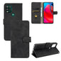 Solid Color Skin Feel Magnetic Buckle Horizontal Flip Calf Texture PU Leather Case with Holder & Card Slots & Wallet, For Motorola Moto G Stylus 5G, For Nokia C1 Plus