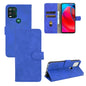 Solid Color Skin Feel Magnetic Buckle Horizontal Flip Calf Texture PU Leather Case with Holder & Card Slots & Wallet, For Motorola Moto G Stylus 5G, For Nokia C1 Plus