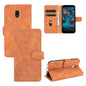 Solid Color Skin Feel Magnetic Buckle Horizontal Flip Calf Texture PU Leather Case with Holder & Card Slots & Wallet, For Motorola Moto G Stylus 5G, For Nokia C1 Plus