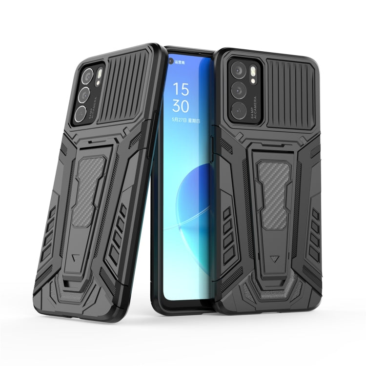 War Chariot Series Armor All-inclusive Shockproof PC + TPU Protective Case with Invisible Holder