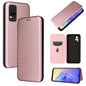 Carbon Fiber Texture Magnetic Horizontal Flip TPU + PC + PU Leather Case with Card Slot, For Motorola Moto G Stylus 5G, For Vivo V21e, For ZTE Nubia Red Magic 6R
