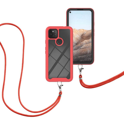 Starry Sky Solid Color Series Shockproof PC + TPU Protective Case with Neck Strap, For Google Pixel 5A 5G, For LG K22, For LG Stylo 7 4G, For LG Stylo 7 5G