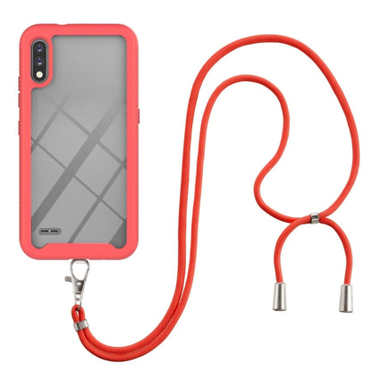 Starry Sky Solid Color Series Shockproof PC + TPU Protective Case with Neck Strap, For Google Pixel 5A 5G, For LG K22, For LG Stylo 7 4G, For LG Stylo 7 5G