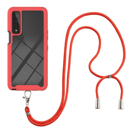 Starry Sky Solid Color Series Shockproof PC + TPU Protective Case with Neck Strap, For Google Pixel 5A 5G, For LG K22, For LG Stylo 7 4G, For LG Stylo 7 5G