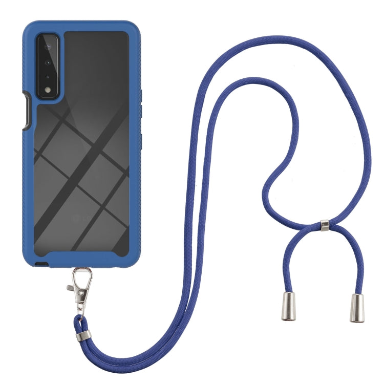 Starry Sky Solid Color Series Shockproof PC + TPU Protective Case with Neck Strap, For Google Pixel 5A 5G, For LG K22, For LG Stylo 7 4G, For LG Stylo 7 5G