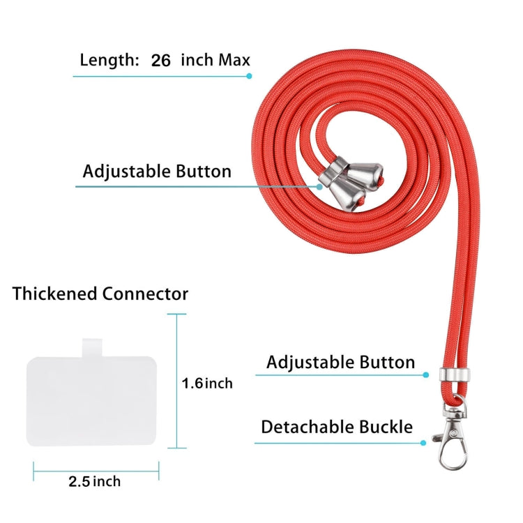 Starry Sky Solid Color Series Shockproof PC + TPU Protective Case with Neck Strap, For OnePlus 9, For OnePlus Nord N200 5G, For TCL 20S