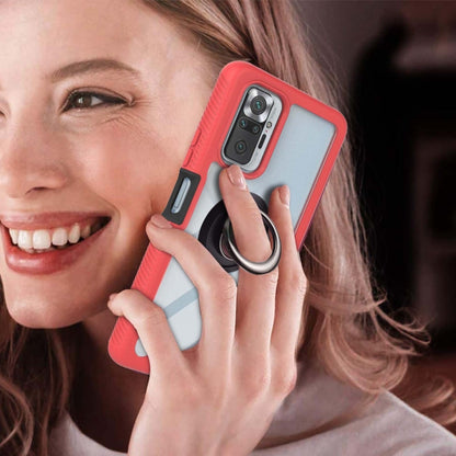 Starry Sky Solid Color Series Shockproof PC + TPU Protective Case with Ring Holder & Magnetic Function, For Xiaomi Redmi Note 10 Pro / Redmi Note 10 Pro Max, For Xiaomi Redmi Note 9 5G / Redmi Note 9T 5G, For OPPO A53                                   ...