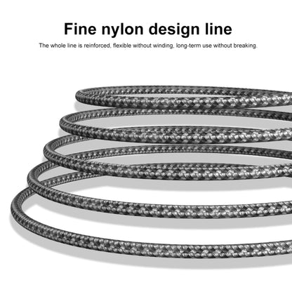 PD 60W USB-C / Type-C to USB-C / Type-C Fast Charging Nylon Braided Data Cable, 1m, 2m