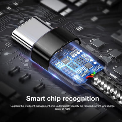 PD 60W USB-C / Type-C to USB-C / Type-C Fast Charging Nylon Braided Data Cable, 1m, 2m