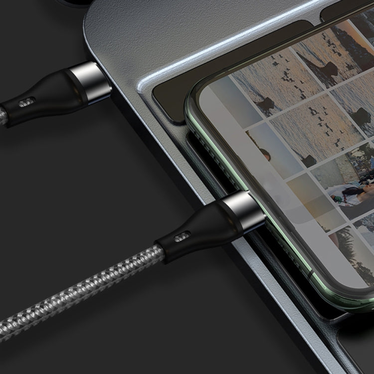 PD 60W USB-C / Type-C to USB-C / Type-C Fast Charging Nylon Braided Data Cable, 1m, 2m