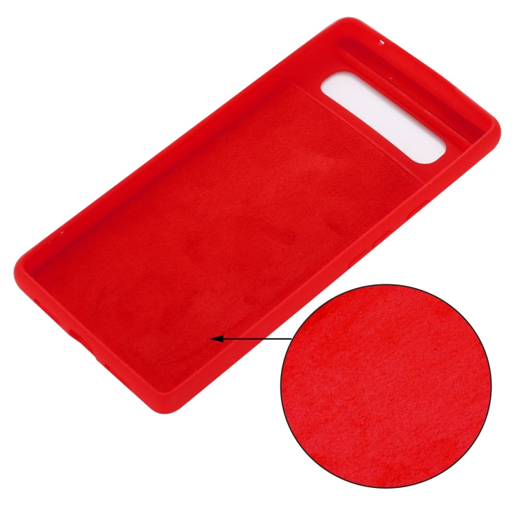 Pure Color Liquid Silicone Shockproof Full Coverage Case