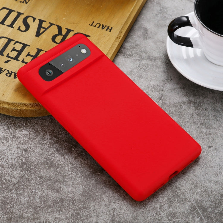 Pure Color Liquid Silicone Shockproof Full Coverage Case