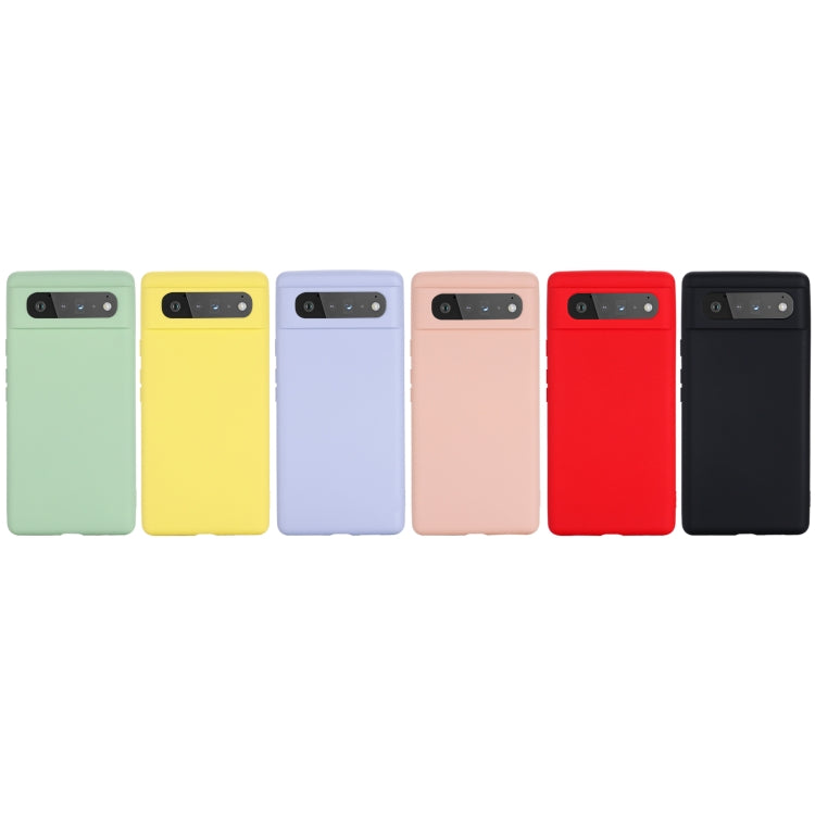 Pure Color Liquid Silicone Shockproof Full Coverage Case