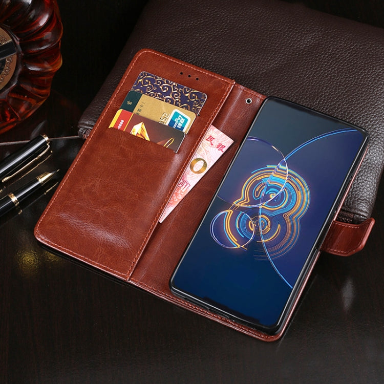 idewei Crazy Horse Texture Horizontal Flip Leather Case with Holder & Card Slots & Wallet, Series 1